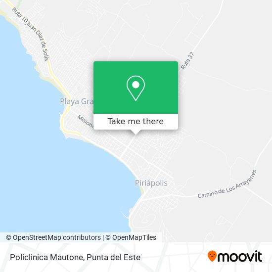 Policlinica Mautone map