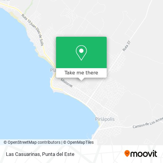 Las Casuarinas map