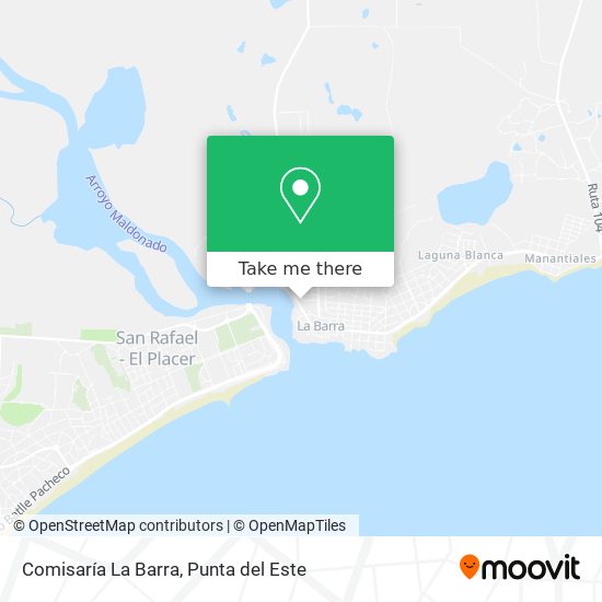 Comisaría La Barra map