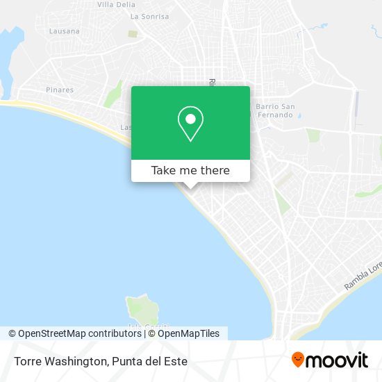 Torre Washington map