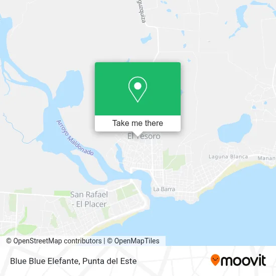 Blue Blue Elefante map