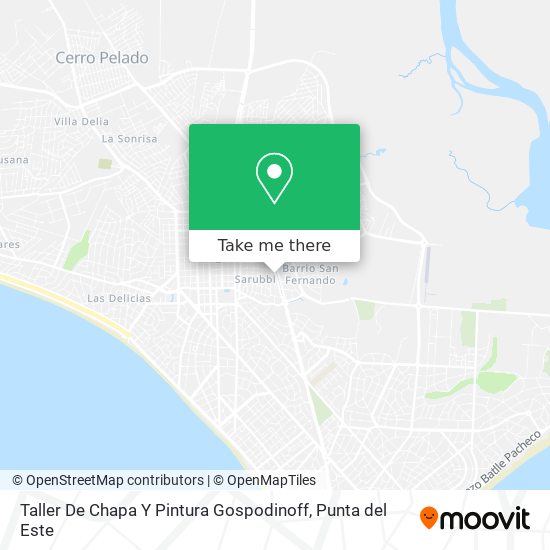 Taller De Chapa Y Pintura Gospodinoff map