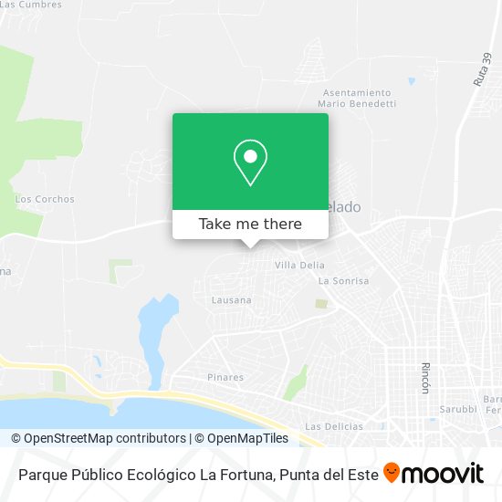 Parque Público Ecológico La Fortuna map