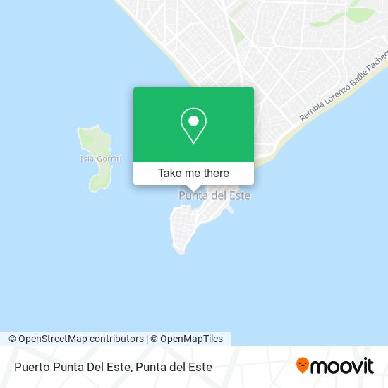 Puerto Punta Del Este map