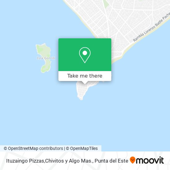 Ituzaingo Pizzas,Chivitos y Algo Mas. map