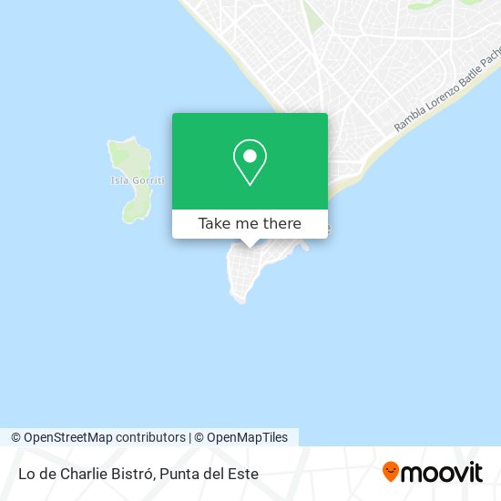 Mapa de Lo de Charlie Bistró