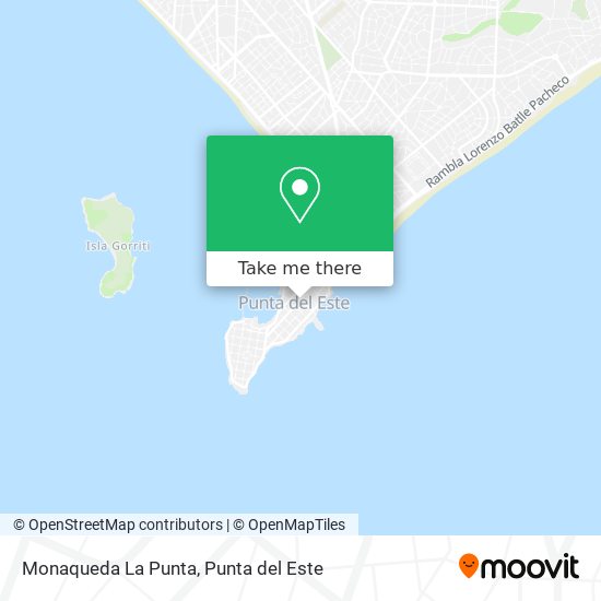 Monaqueda La Punta map