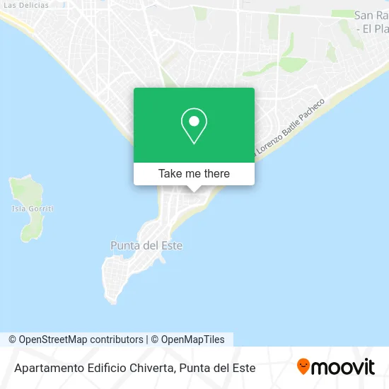 Apartamento Edificio Chiverta map