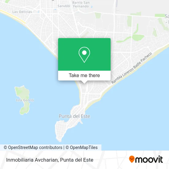 Inmobiliaria Avcharian map
