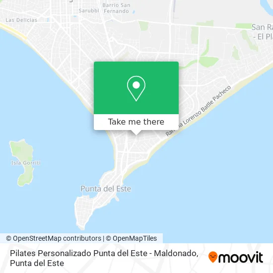 Pilates Personalizado Punta del Este - Maldonado map