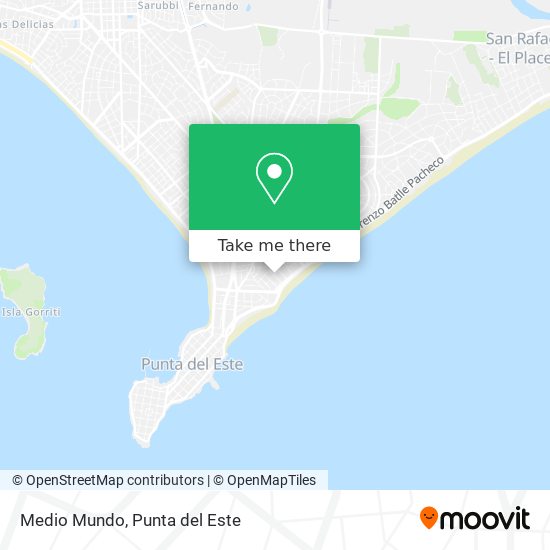 Mapa de Medio Mundo