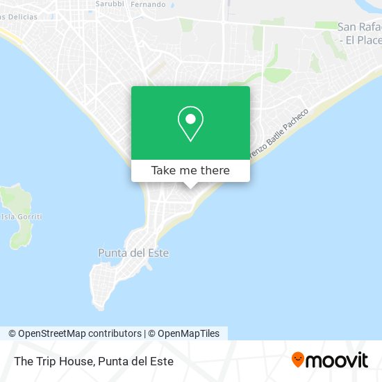 The Trip House map