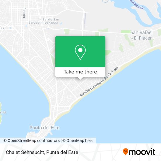 Chalet Sehnsucht map