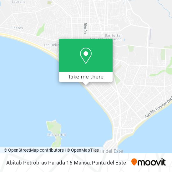 Abitab Petrobras Parada 16 Mansa map