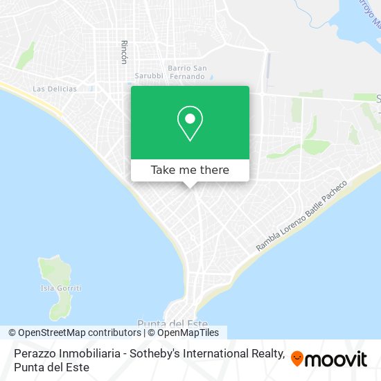 Perazzo Inmobiliaria - Sotheby's International Realty map