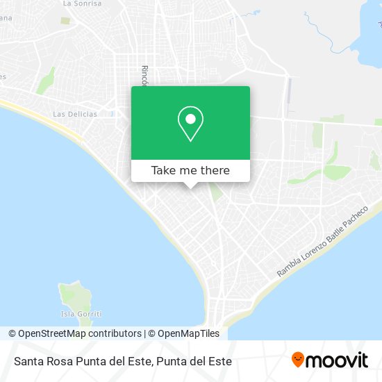 Santa Rosa Punta del Este map