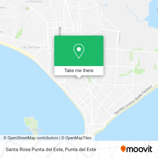 Santa Rosa Punta del Este map