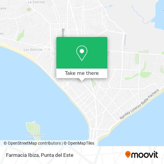 Farmacia Ibiza map