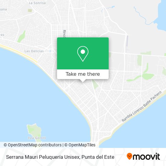 Mapa de Serrana Mauri Peluquería Unisex