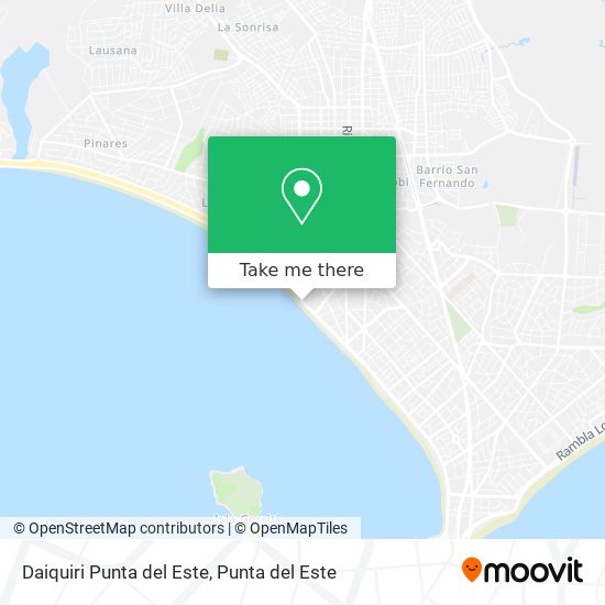 Mapa de Daiquiri Punta del Este