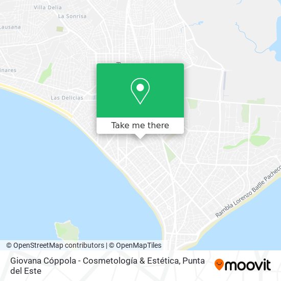 Giovana Cóppola - Cosmetología & Estética map