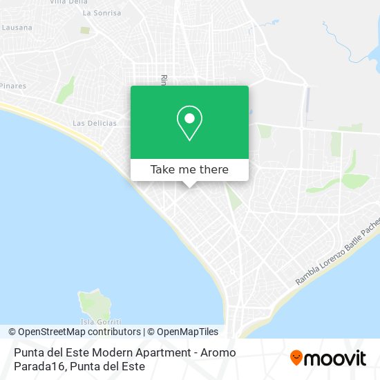 Mapa de Punta del Este Modern Apartment - Aromo Parada16