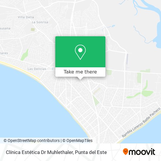 Clínica Estética Dr Muhlethaler map