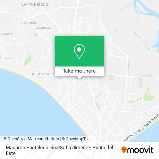 Mapa de Macaron Pastelería Fina-Sofía Jimenez