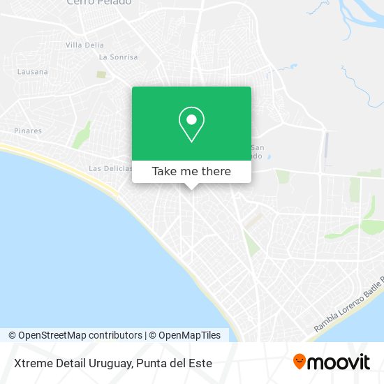 Xtreme Detail Uruguay map