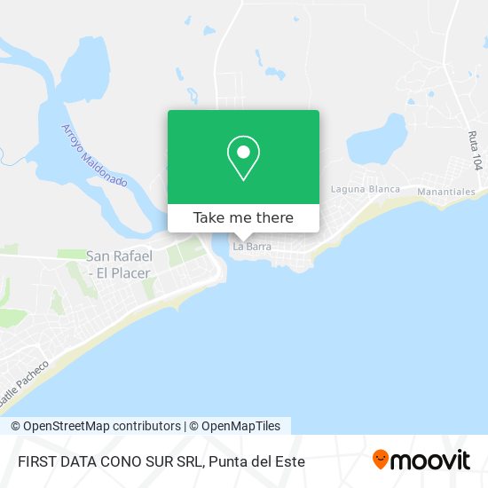 Mapa de FIRST DATA CONO SUR SRL