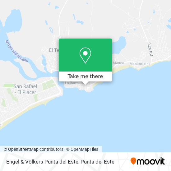 Engel & Völkers Punta del Este map