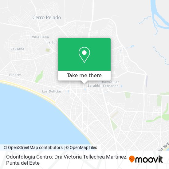 Odontología Centro: Dra.Victoria Tellechea Martinez map