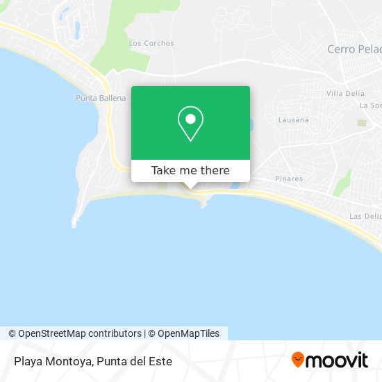 Playa Montoya map