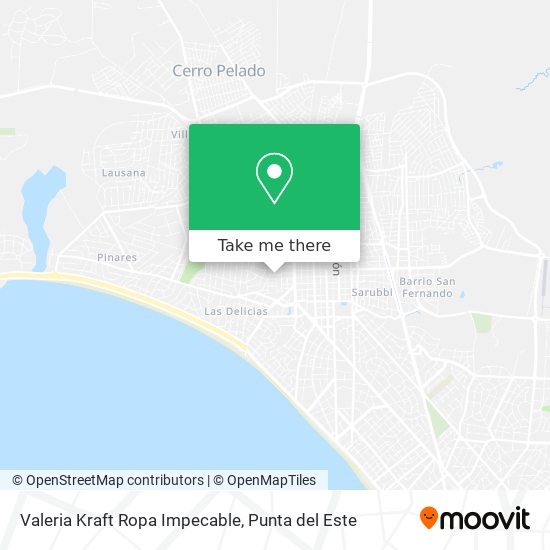 How to get to Valeria Kraft Ropa Impecable in Punta Del Este by Bus?