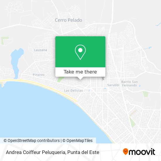 Mapa de Andrea Coiffeur Peluqueria