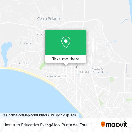 Instituto Educativo Evangélico map