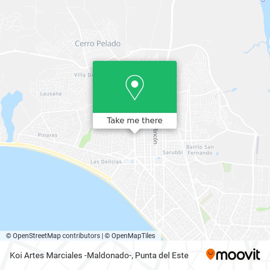 Koi Artes Marciales -Maldonado- map