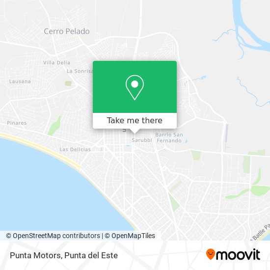 Punta Motors map