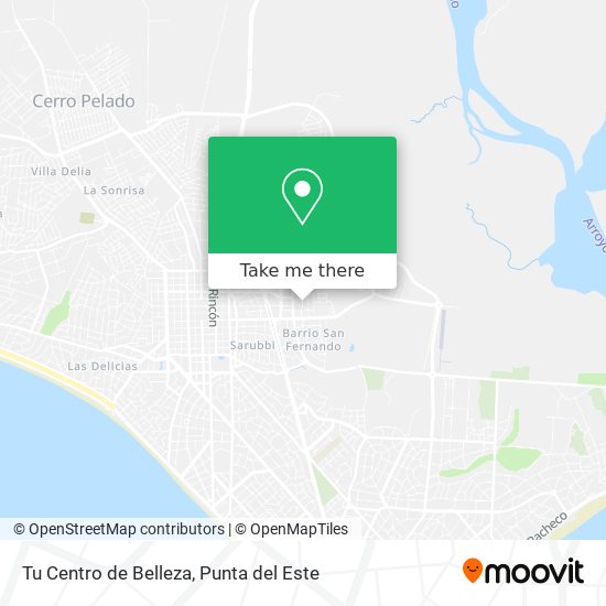 Mapa de Tu Centro de Belleza