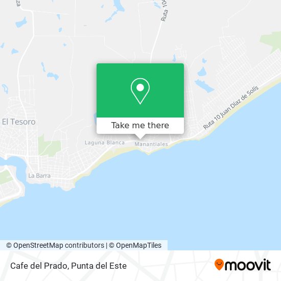 Cafe del Prado map