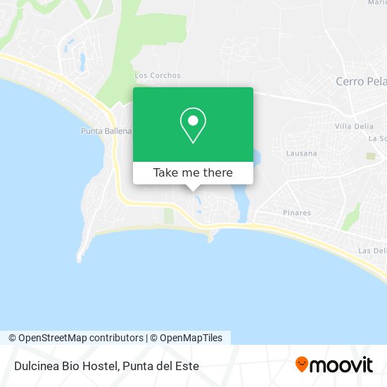 Mapa de Dulcinea Bio Hostel