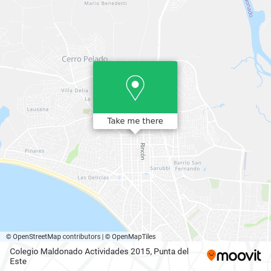 Colegio Maldonado Actividades 2015 map