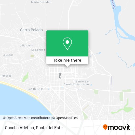 Mapa de Cancha Atlético