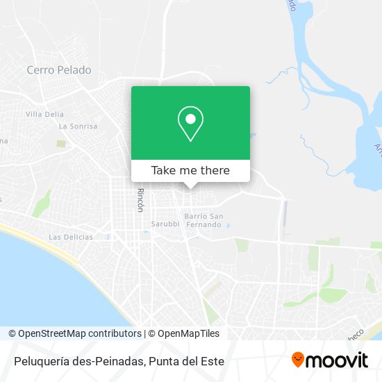 Peluquería des-Peinadas map