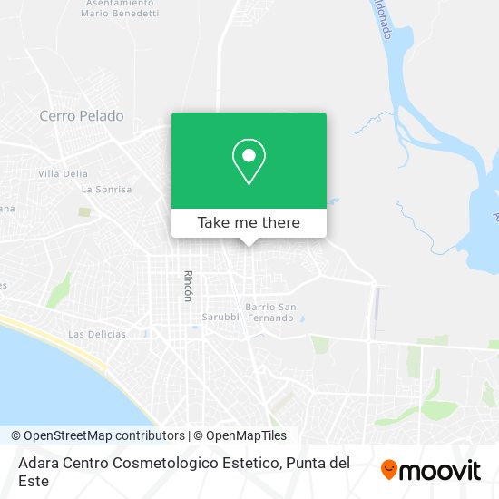 Adara Centro Cosmetologico Estetico map