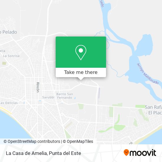 La Casa de Amelia map