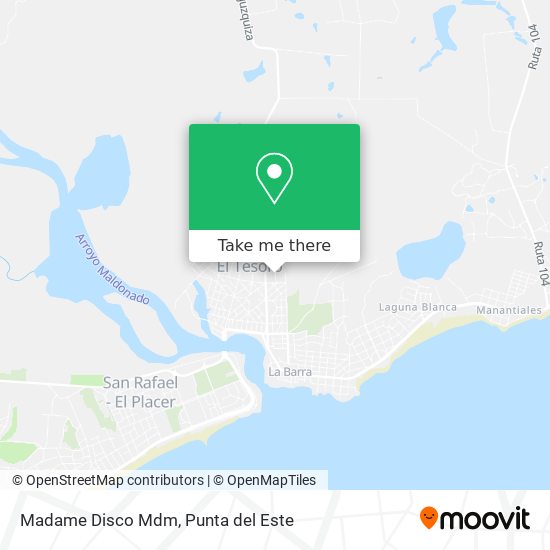 Mapa de Madame Disco Mdm