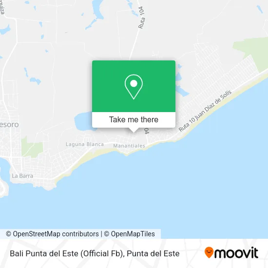 Mapa de Bali Punta del Este (Official Fb)