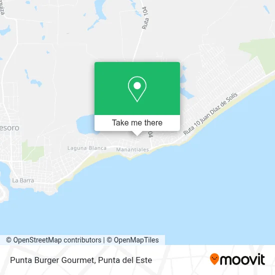 Punta Burger Gourmet map