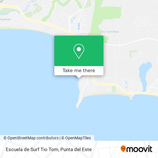 Escuela de Surf Tio Tom map